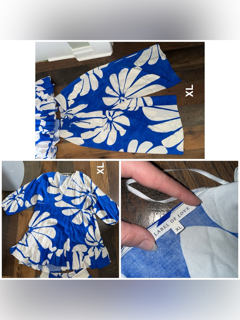 Label of Love Blue & White Floral Set